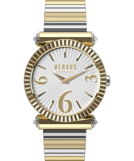 Zegarek Versus Versace Vsp1V0919 Damski Srebrno–Złoty Kwarcowy Versace Versus