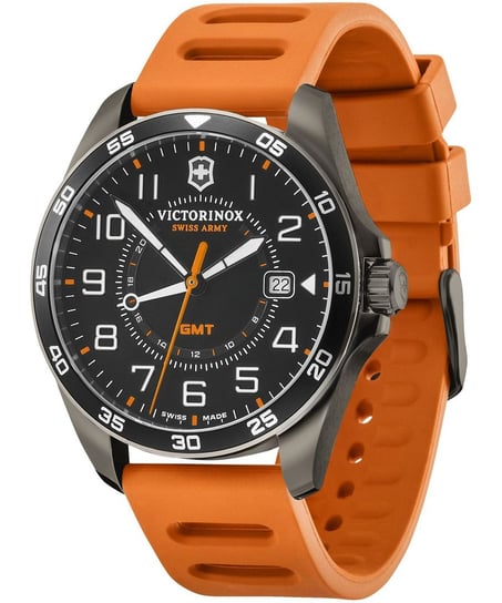 Zegarek Victorinox 241897 Męski Pomarańczowy Kwarcowy, Szwajcarski Victorinox