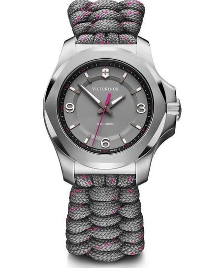 Zegarek Victorinox 241920 Damski Różowy, Szary Kwarcowy, Ronda 715, Szwajcarski Victorinox