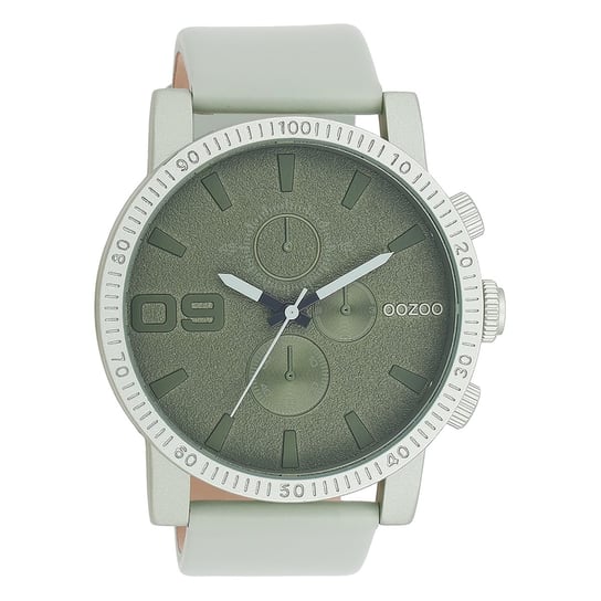 Zegarki unisex Oozoo Timepieces Analogowe skórzane zielone UOC11215 Oozoo