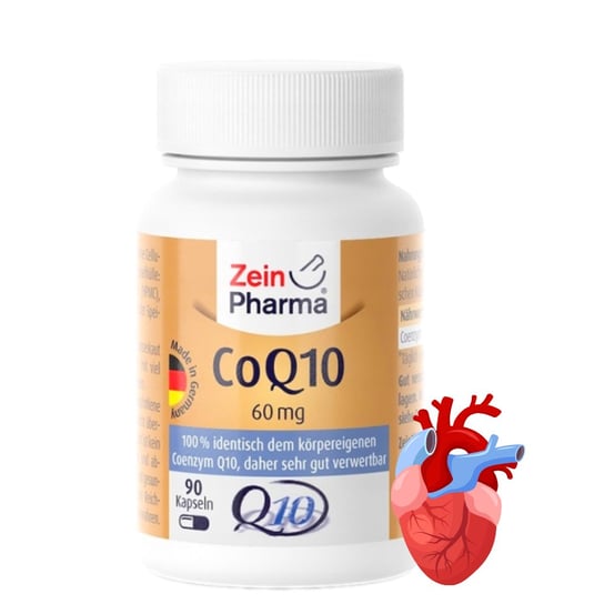 Zein Pharma, Coenzyme Q10 60 mg, 90 kaps. Zein Pharma