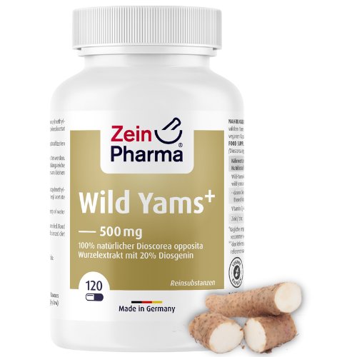 Zein Pharma, Wild Yams Plus, 120 kaps. Zein Pharma