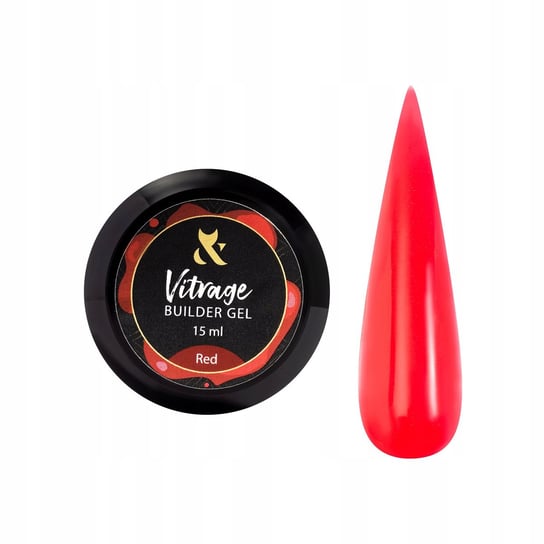 Żel budujący Fox Vitrage Builder Gel Red 15ml Fox