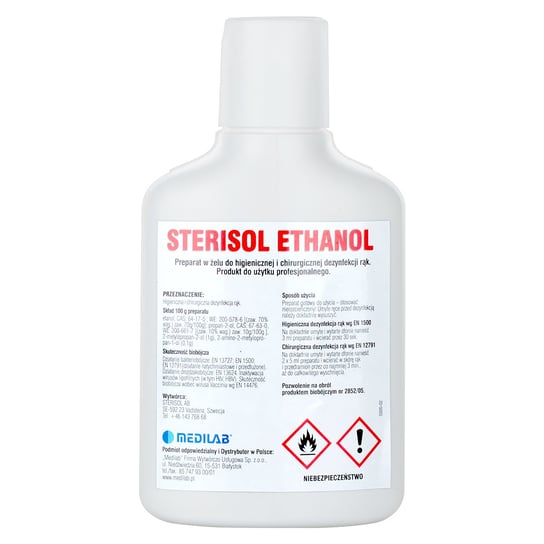 Żel do dezynfekcji rąk Sterisol Ethanol - 120 ml MEDILAB