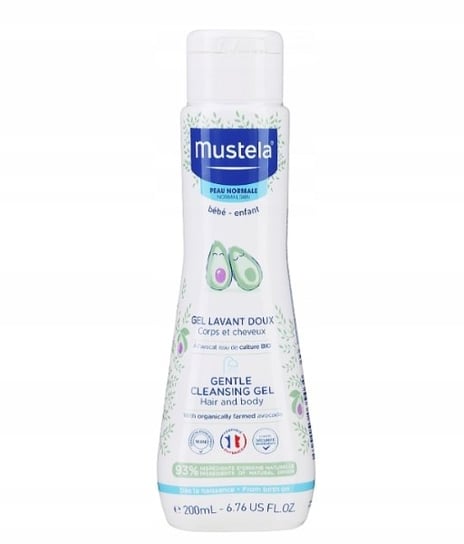 Żel do kąpieli dla dzieci MUSTELA Bebe delikatny i oczyszczający 200 ml Mustela