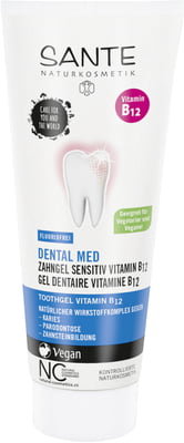 Żel Do Mycia Zębów Z Witaminą B12 Bez Fluoru 75 Ml - Sante Santen