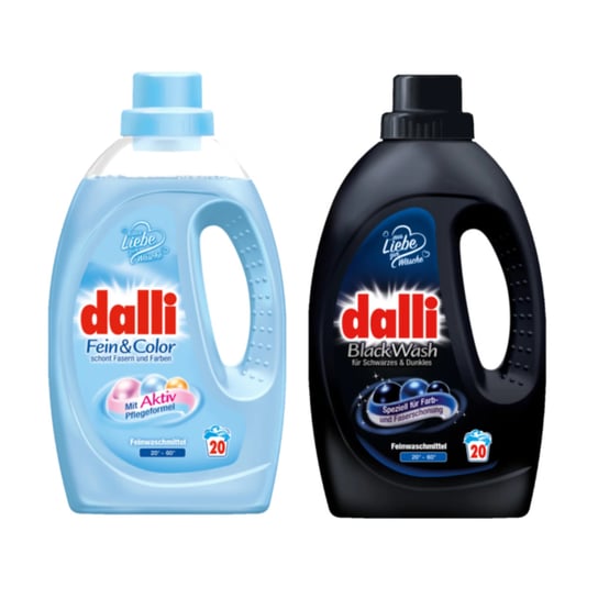 Żel do prania DALLI kolor + czarne 2x 1,1 l Dalli