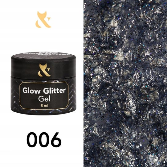 Żel do zdobień Fox Glow Glitter Gel 006 5ml Fox