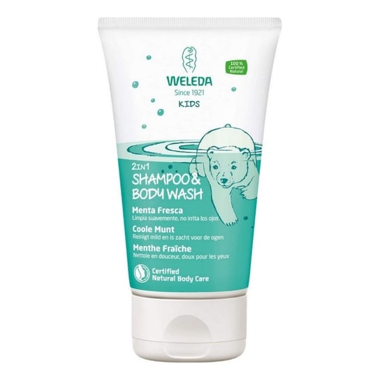 Żel i Szampon 2 w 1 Weleda Kids świeża mięta 150 ml Weleda