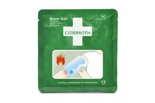 Żel na oparzenia Cederroth Burn Gel Dressing, kompres 20x20 cm CEDERROTH