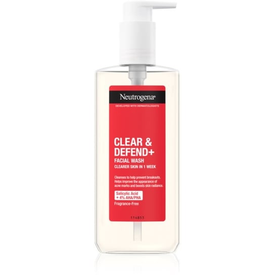 Żel oczyszczający  Clear &amp; Defend + Facial Wash<br /> Marki Neutrogena Inna marka