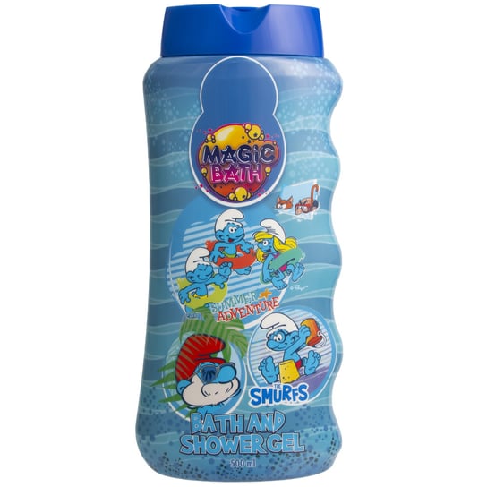 Żel pod prysznic i szampon 2w1 dla dzieci 3+ Smurfs Magic Bath (500 ml) Inna marka