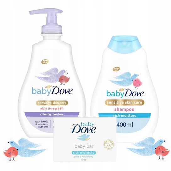 Żel Szampon I Mydło W Kostce Dla Dzieci Dove Baby Inna marka
