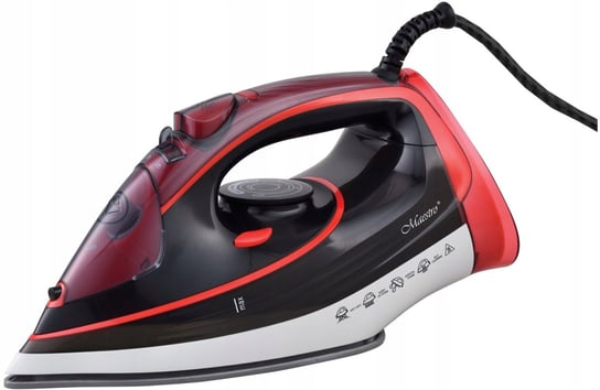 Żelazko parowe Maestro MR-309C Parowe uderzenie 220-240 V Czarno-Czerwony Maestro