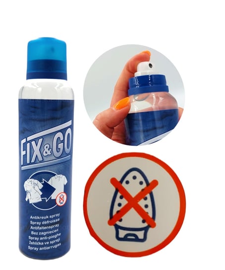 Żelazko W Sprayu Fix&go 185ml Przeciw Zagnieceniom FIX&GO