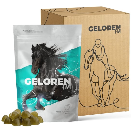 Żelki dla koni na stawy Geloren Horse HA 1350g (3 saszetki po 450g) Contipro