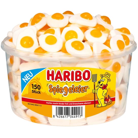 Żelki HARIBO Spiegeleier jajka 150 sztuk - 975g Haribo