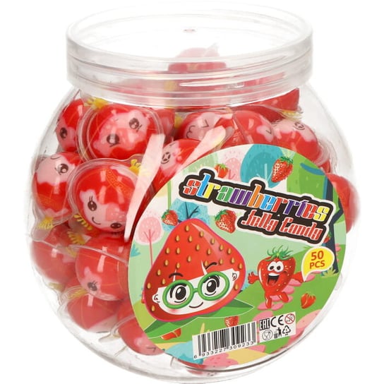 Żelki Strawberries Jelly Candy (10G) 50Szt Inna marka