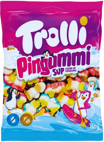 Żelki Trolli Pingummi 150g - owocowe pingwinki Trolli
