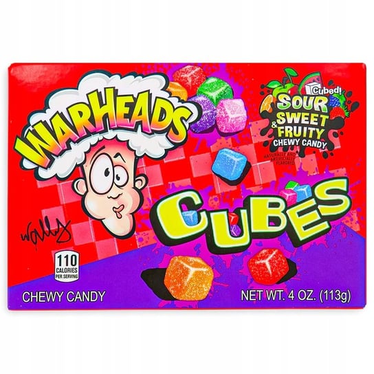 Żelki Warheads Cubes Kwaśne Owocowe Mix Smaków 99g z USA Inna marka