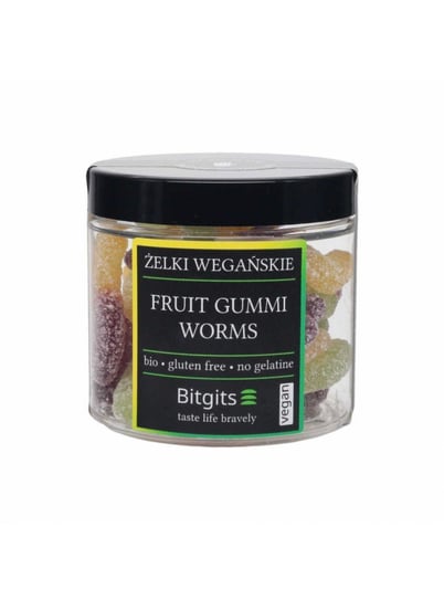 Żelki wegańskie Fruit Gummi Worms bezglutenowe Bitgits