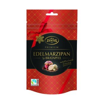 Zentis Pralinki marcepanowe w białej czekoladzie o smaku pieczonego jabłka 90g Inny producent