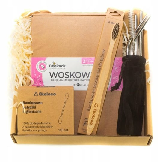 Zero Waste Box z Woskowijkami Pink Pack EKOLOCO