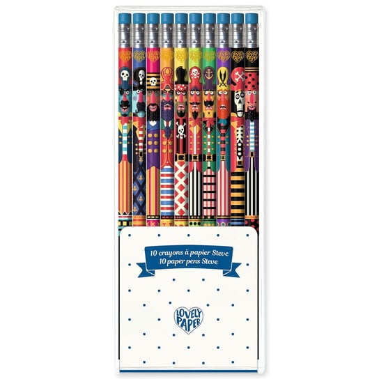 Zestaw 10 ołówków Djeco - Steve Inna marka