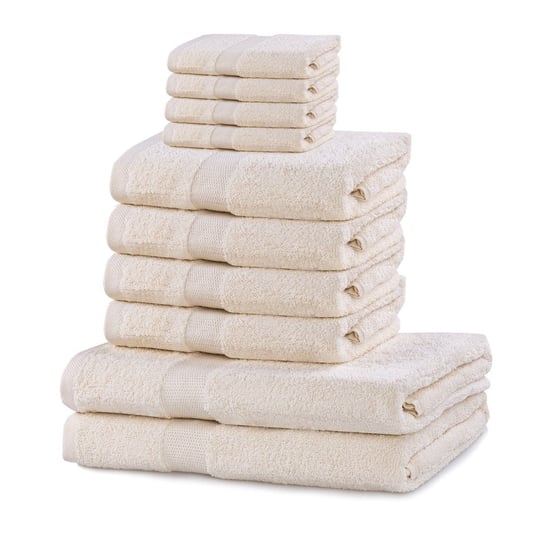 Zestaw 10 ręczników Marina kremowy DecoKing DecoKing