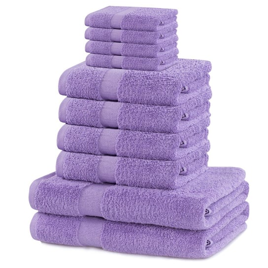 Zestaw 10 ręczników Marina liliowy DecoKing DecoKing