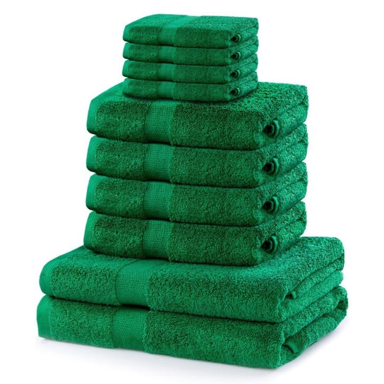 Zestaw 10 ręczników Marina zielony DecoKing DecoKing