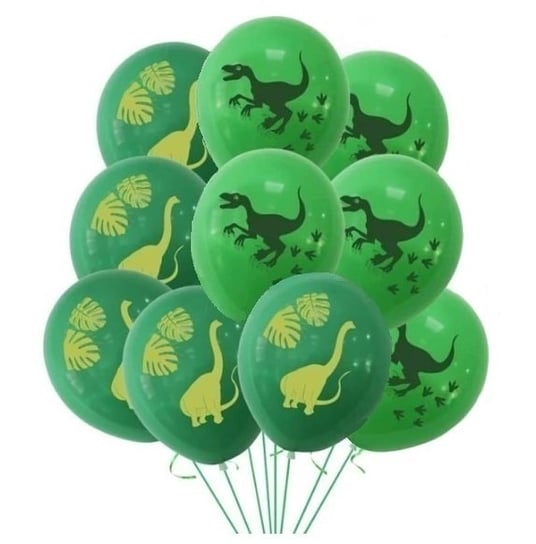 Zestaw 10 Szt Balonów Balon Dinozaur Urodziny,Hopki Hopki