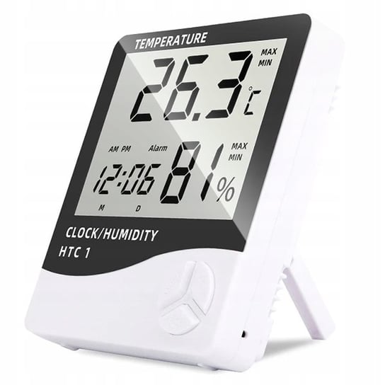Zestaw 10Szt. Higrometr Termometr Pokojowy Zegar Digi+