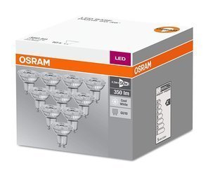 Zestaw 10x Żarówka LED OSRAM GU10 4,3W 4000K 350 lm 36° Osram