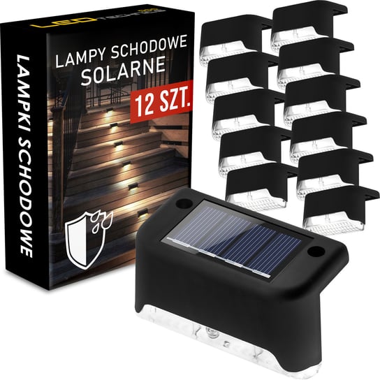 ZESTAW 12szt LAMPA LED schodowa solar wodoodporna Lumenix DLED