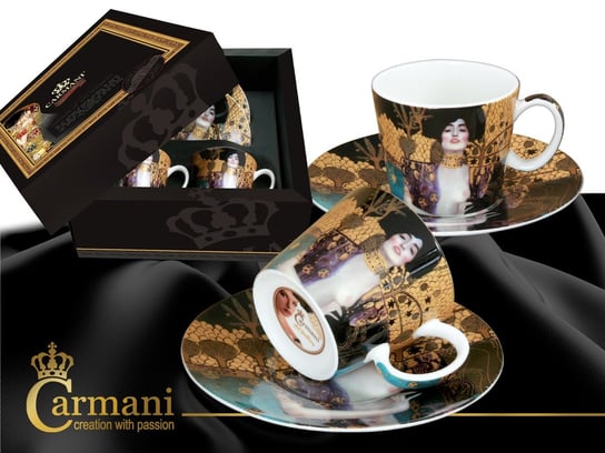 Zestaw 2 filiżanek espresso - G. Klimt, Judyta (CARMANI) Carmani