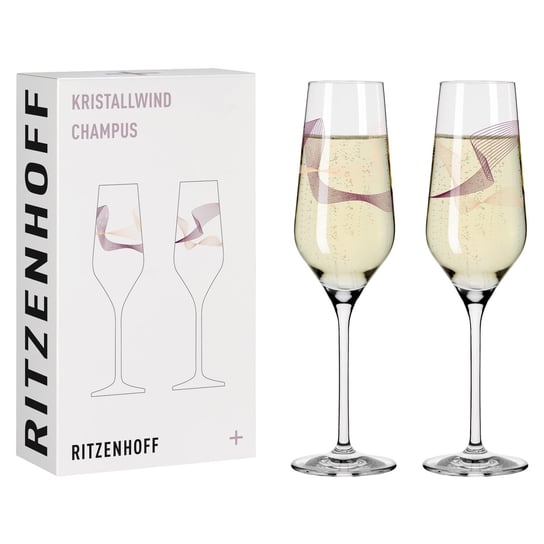 Zestaw 2 kieliszków do szampana Ritzenhoff Crystal Wind, Romi Bohnenberg #1 Ritzenhoff
