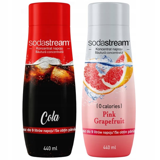 Zestaw 2 koncentratów SodaStream Cola+Grapefruit Soda Stream