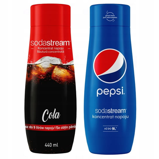 Zestaw 2 koncentratów SodaStream Cola+Pepsi Soda Stream