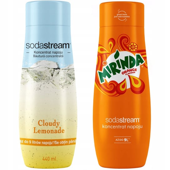 Zestaw 2 koncentratów SodaStream Mirinda+Lemonade SodaStream
