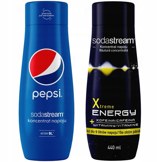 Zestaw 2 koncentratów SodaStream Pepsi+Energy SodaStream
