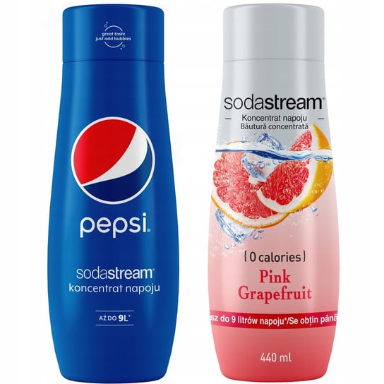 Zestaw 2 koncentratów SodaStream Pepsi+Grapefruit SodaStream