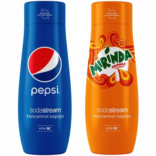 Zestaw 2 koncentratów SodaStream Pepsi+Mirinda SodaStream