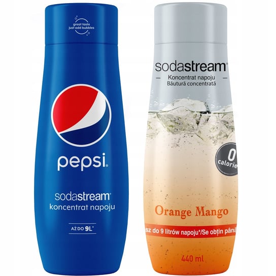 Zestaw 2 koncentratów SodaStream Pepsi+Orange-Mango SodaStream