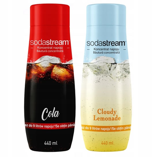 Zestaw 2 koncentratów SodaStream smak Cola+Lemonade SodaStream