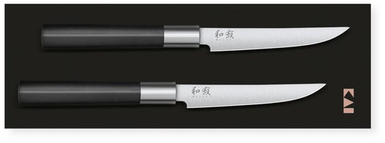 Zestaw 2 noży stekowych Wasabi Black - KAI KAI