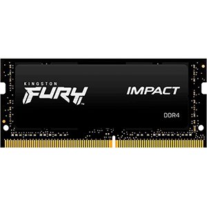 Zestaw 2 pamięci do laptopa Kingston FURY Impact 64 GB (2 x 32 GB) 3200 MHz DDR4 CL20 KF432S20IBK2/64, czarny Kingston