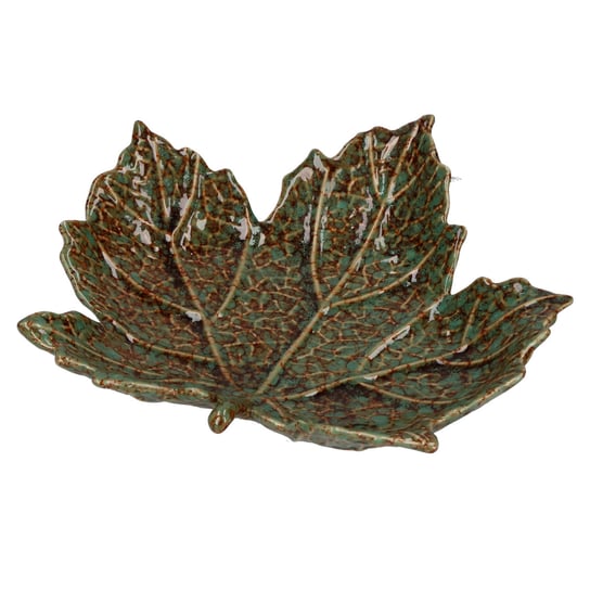 Zestaw 2 pater w kształcie liścia platana Sfogliami - Zielony, 19.5 cm Rituali Domestici