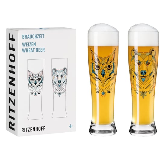 Zestaw 2 szklanek do piwa Ritzenhoff Brauchzeit, Andreas Preis Ritzenhoff