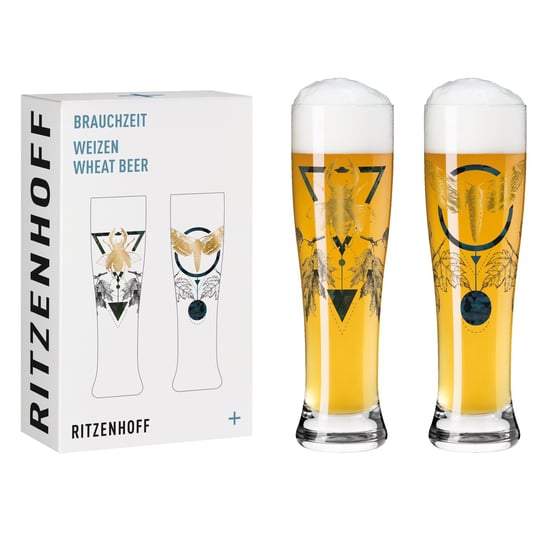 Zestaw 2 szklanek do piwa Ritzenhoff Brauchzeit, Ramona Rosenkranz CarPro